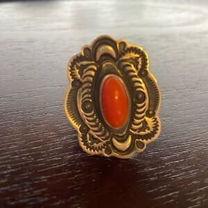 Navajo Coral Ring